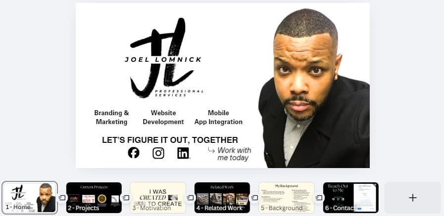 Website design and digital presence work sample.